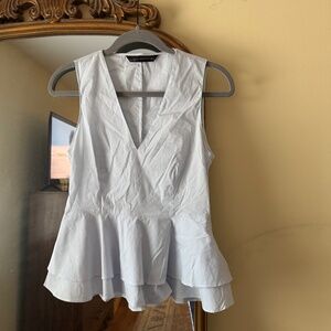 Zara sleeveless stripe top
